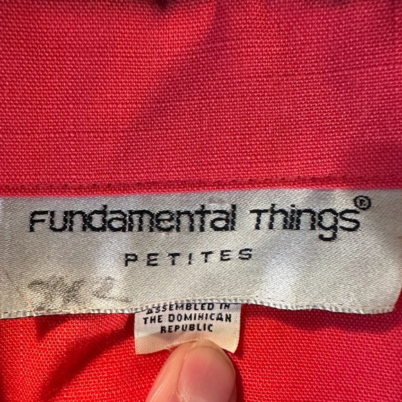 Petite Business Casual Red Blazer by Fundamental Things | Perfect Fit - Picture 6 of 6